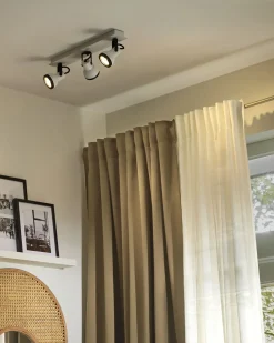 3 lys-spotlight BARO Justerbar Metal Hvid