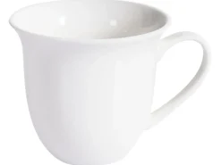 8 x kop med underkop ELDERBERRY Porcelæn Hvid