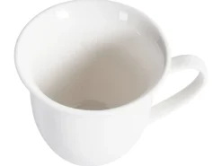 8 x kop med underkop ELDERBERRY Porcelæn Hvid