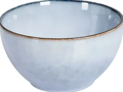 8 x skåle JUNIPER Stentøj Himmelblå