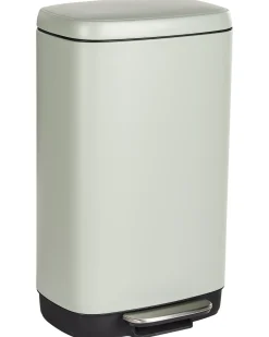 Affaldsbeholder med pedal 30 L ECOCOLLECT Metal Lysegrøn