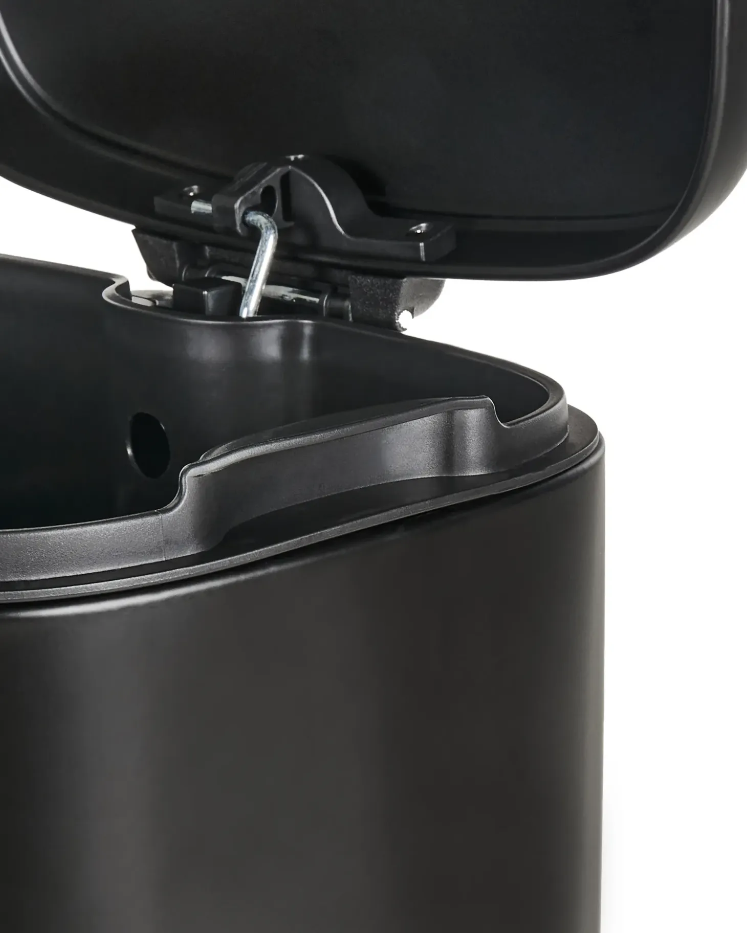 Affaldsbeholder med pedal 30 L ECOCOLLECT Metal Sort