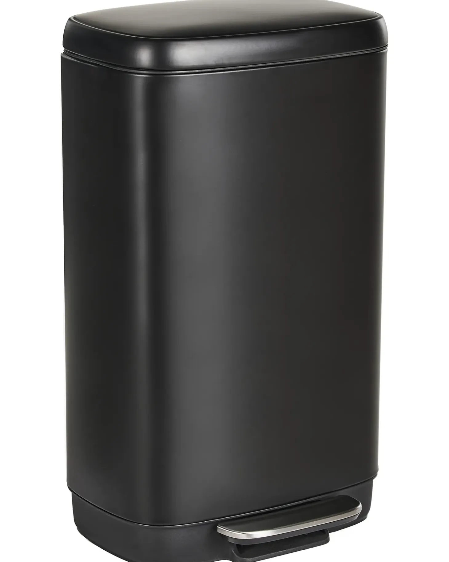 Affaldsbeholder med pedal 30 L ECOCOLLECT Metal Sort
