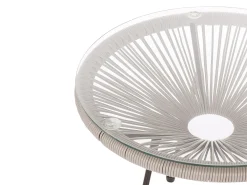 Altansæt ACAPULCO II PE-rattan Lysegrå