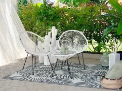 Altansæt ACAPULCO II PE-rattan Hvid