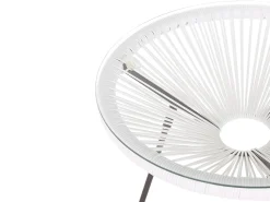 Altansæt ACAPULCO II PE-rattan Hvid