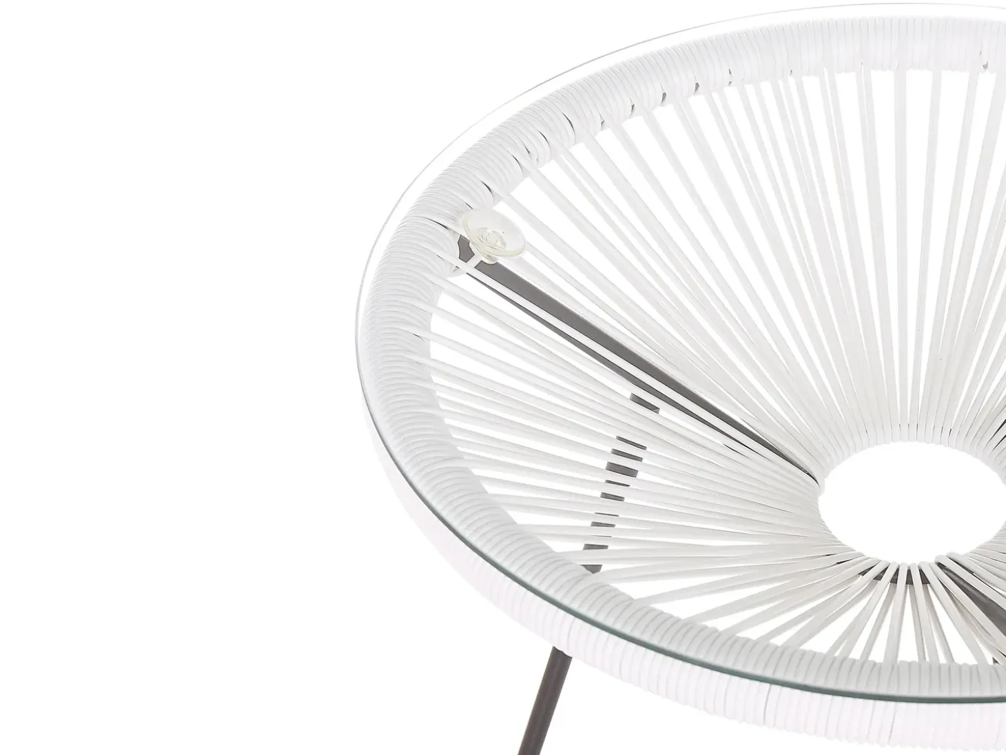 Altansæt ACAPULCO II PE-rattan Hvid
