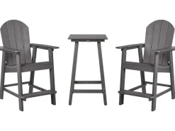 Altansæt ADIRONDACK Mørkegrå