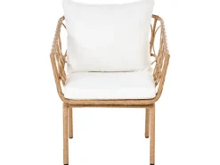 Altansæt FERLA PE-rattan Lysebrun