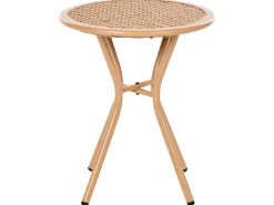 Altansæt FERLA PE-rattan Lysebrun