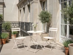 Altansæt FIORI Metal Cremehvid