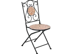 Altansæt Foldbar ADRANO Metal Sort