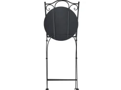 Altansæt Foldbar ADRANO Metal Sort