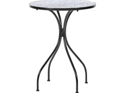 Altansæt Foldbar CAMPRENA Metal Sort