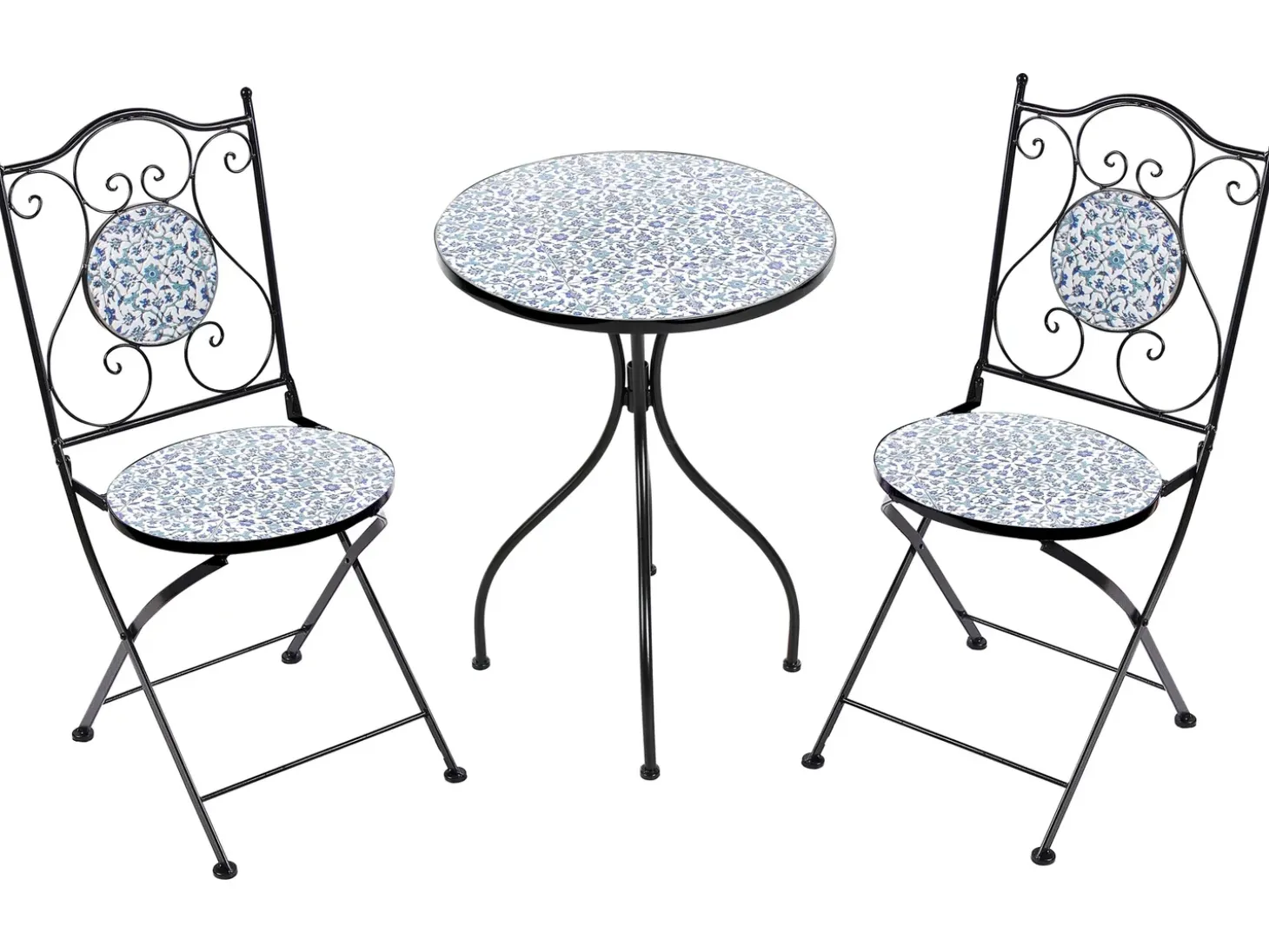 Altansæt Foldbar CHAPECO Metal Sort