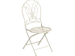 Altansæt Foldbar COGGIA Metal Lys Beige