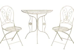 Altansæt Foldbar COGGIA Metal Lys Beige