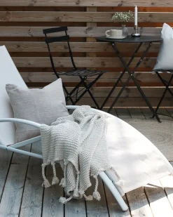 Altansæt Foldbar FIORI Metal Sort