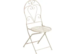 Altansæt Foldbar FOLELLI Metal Lys Beige
