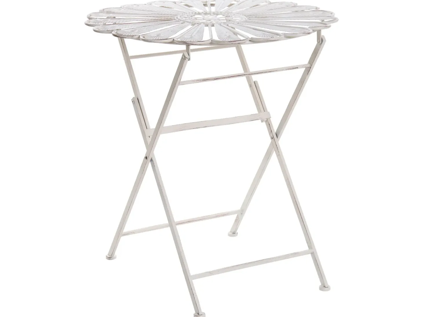 Altansæt Foldbar PAVIA Metal Cremehvid