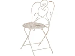 Altansæt Foldbar TRIESTE Metal Lys Beige