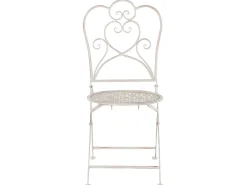 Altansæt Foldbar TRIESTE Metal Lys Beige