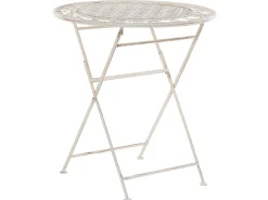 Altansæt Foldbar TRIESTE Metal Lys Beige