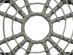 Altansæt med puder LAURETO PE-rattan Grå