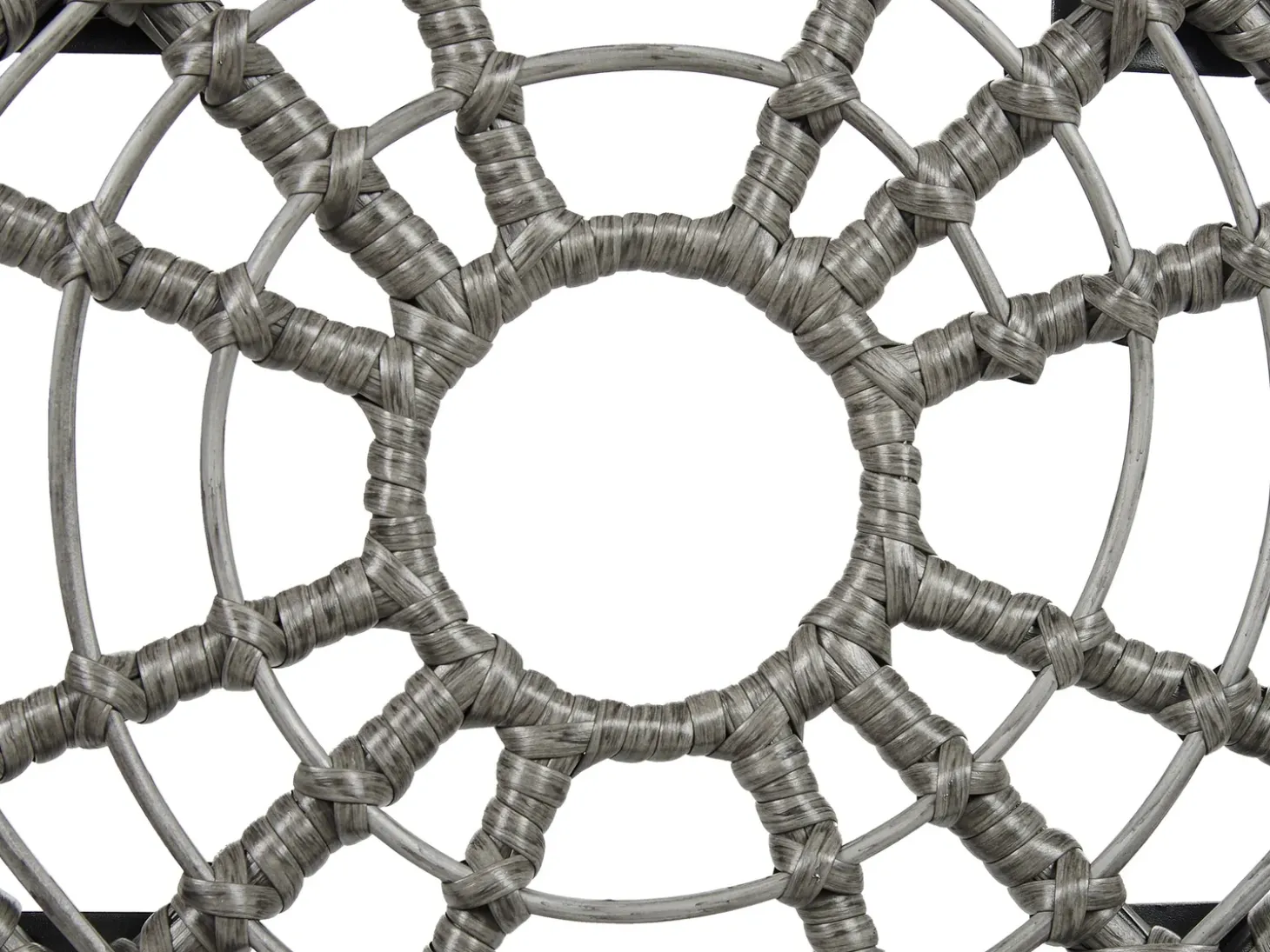 Altansæt med puder LAURETO PE-rattan Grå