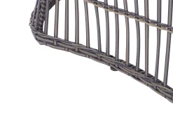 Altansæt med puder MESYNA PE-rattan Brungrå