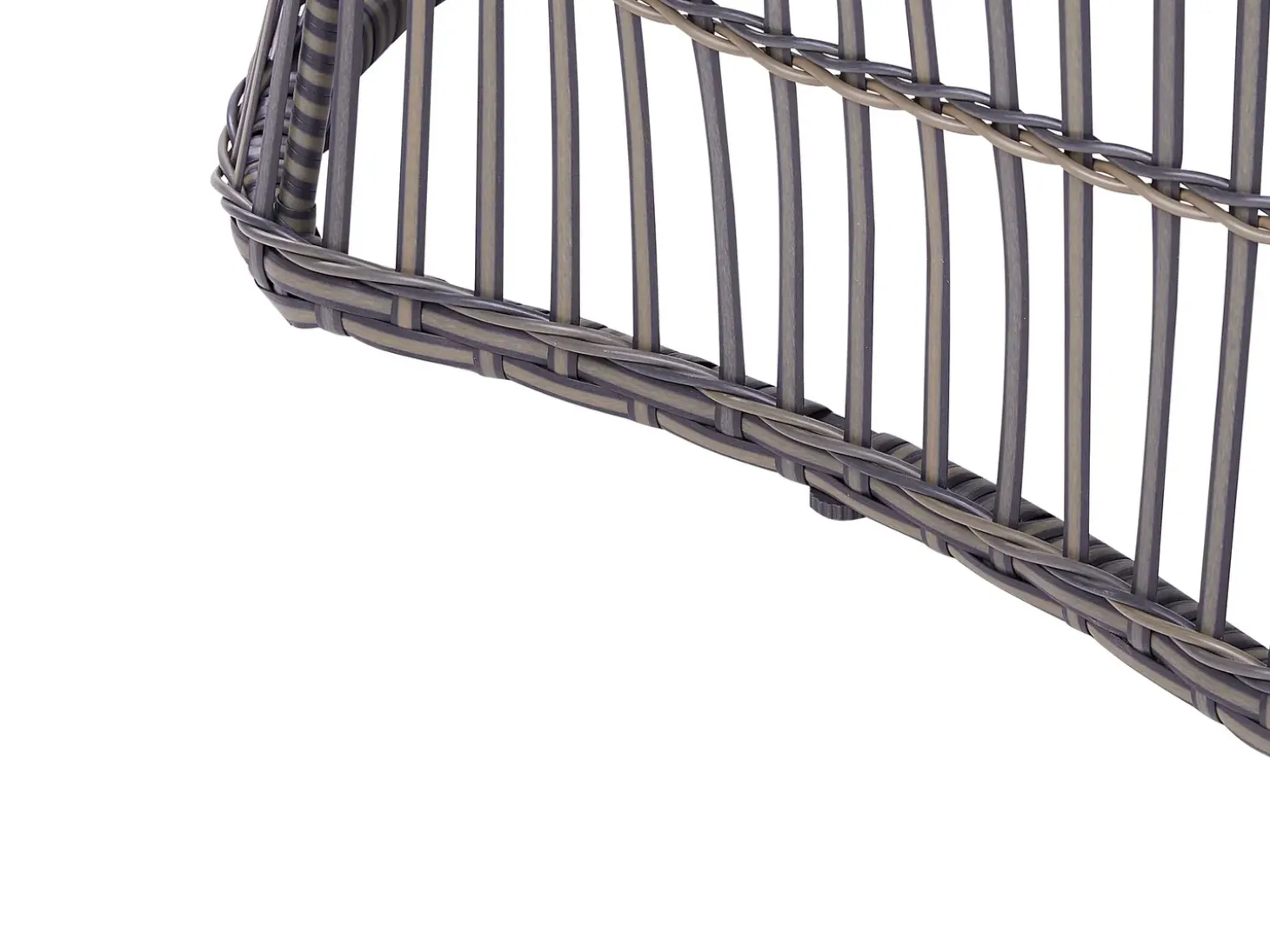 Altansæt med puder MESYNA PE-rattan Brungrå