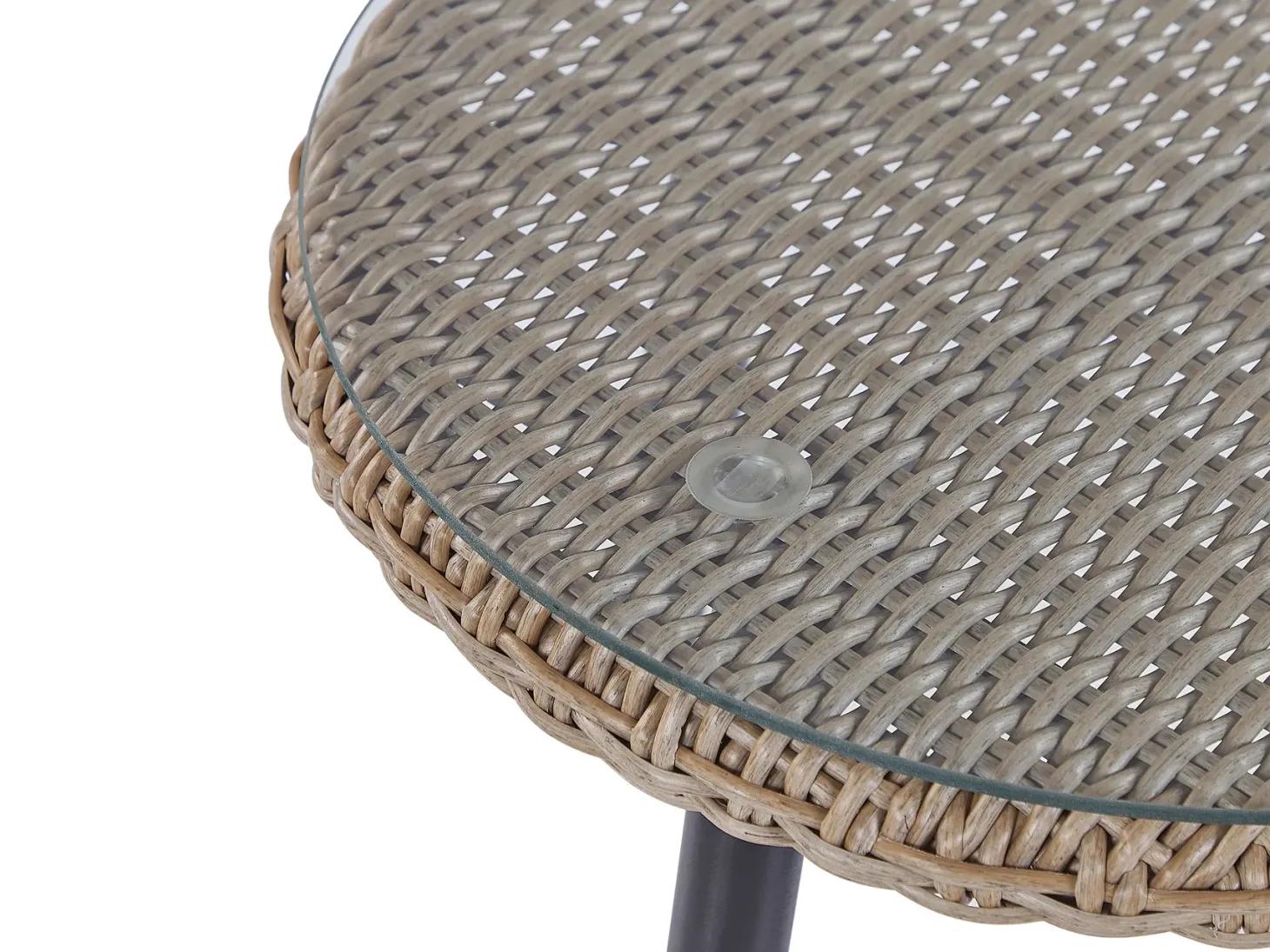 Altansæt med puder ORTIGIA PE-rattan Lys Beige Beige