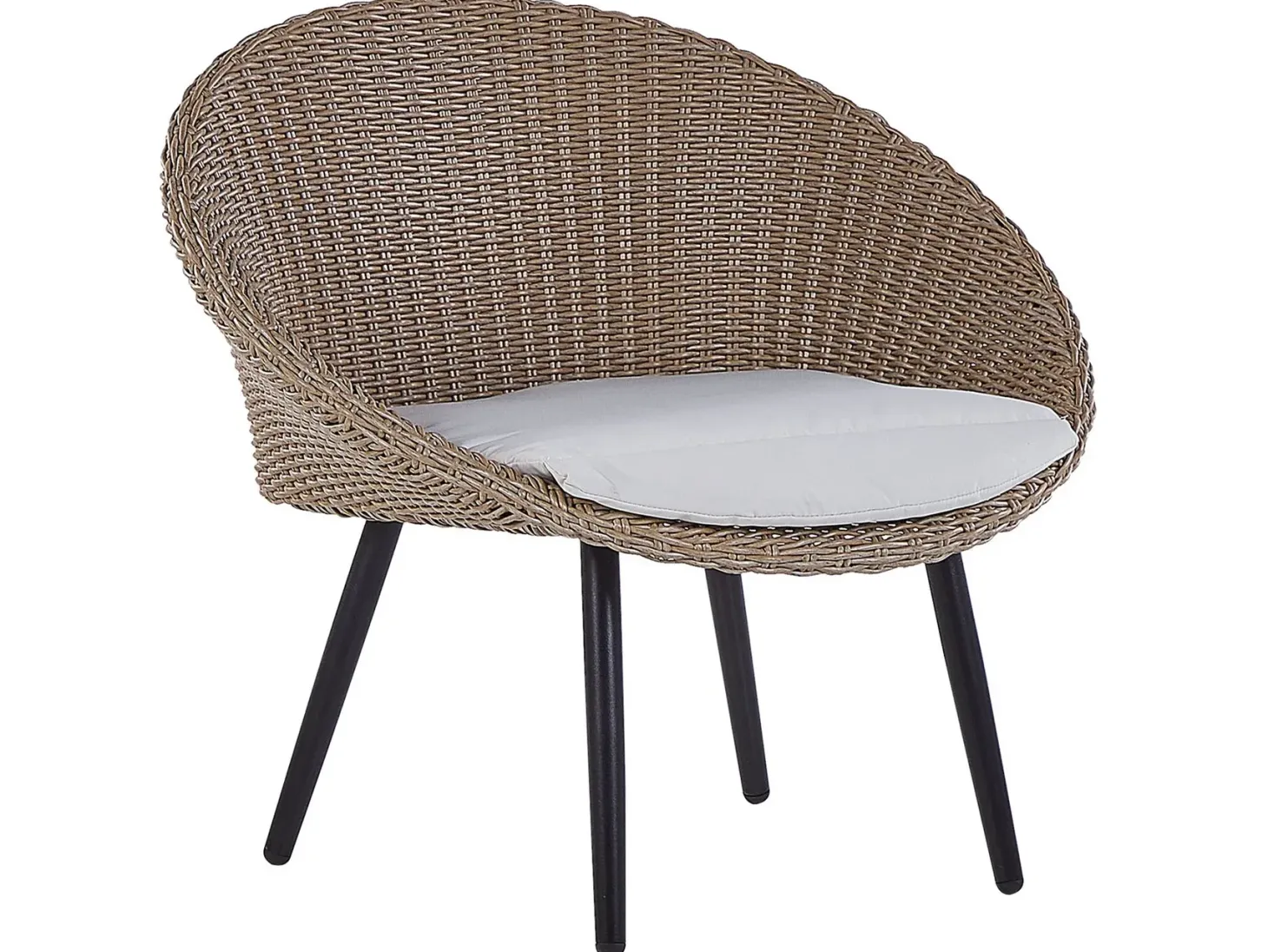 Altansæt med puder ORTIGIA PE-rattan Lys Beige Beige