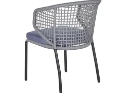 Altansæt med puder PALMI Metal Grå