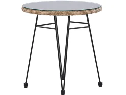 Altansæt med puder TROPEA II PE-rattan Naturlig