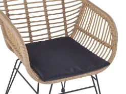 Altansæt med puder TROPEA II PE-rattan Naturlig