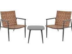 Altansæt ZIRIA PE-rattan Brun