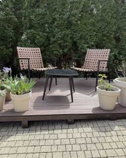 Altansæt ZIRIA PE-rattan Brun