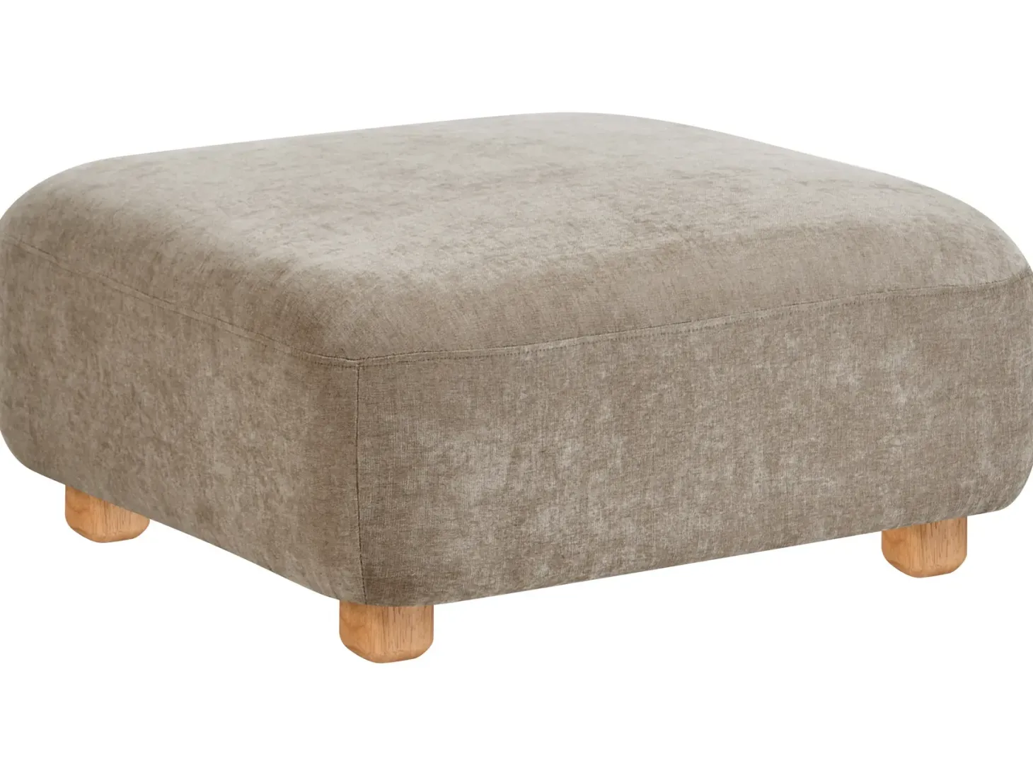 AMLI 3 personers Modulsofa Beige med fodskammel