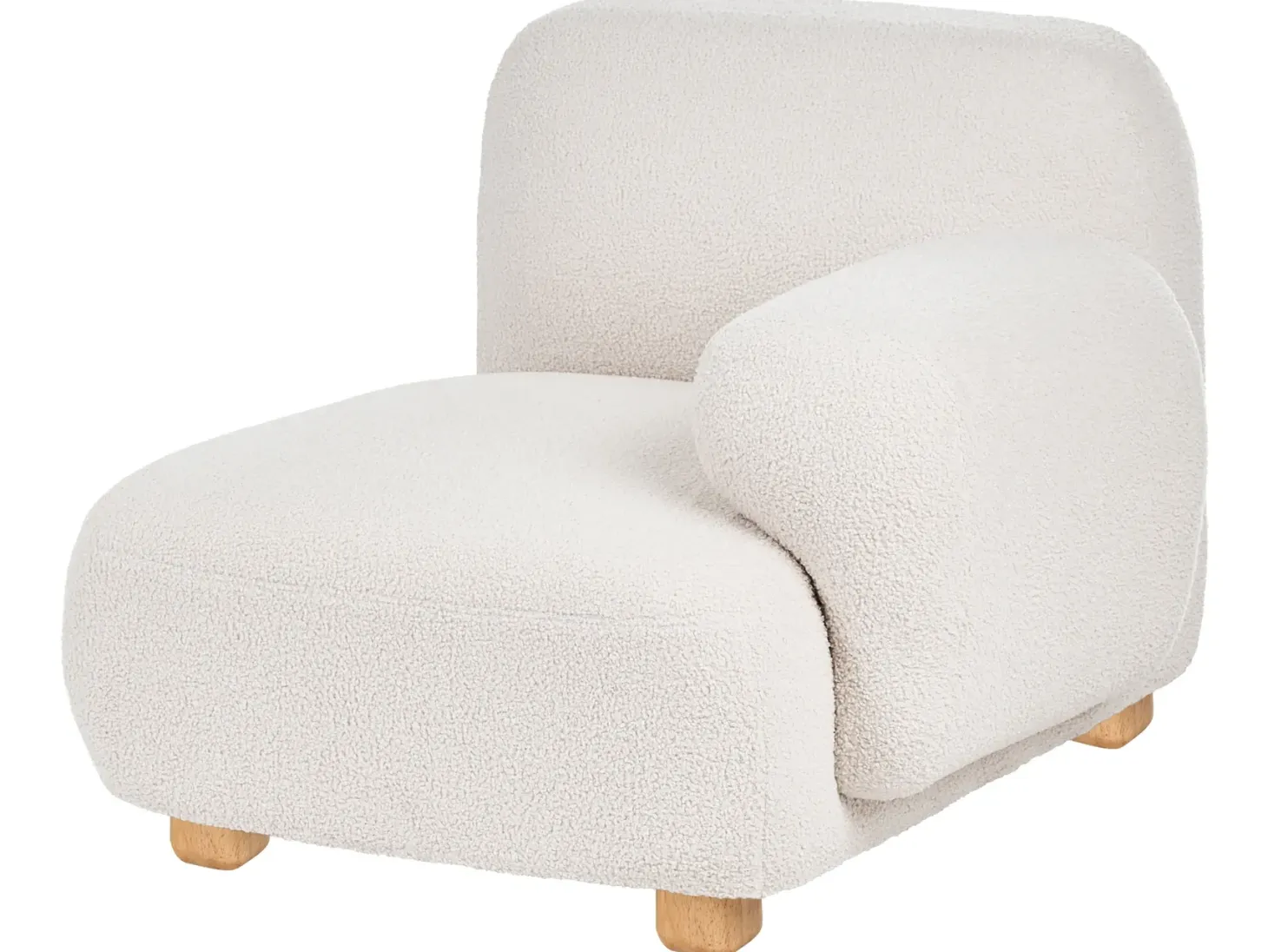 AMLI 2 personers Modulsofa Cremehvid Boucle