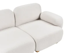 AMLI 3 personers Modulsofa Cremehvid Boucle