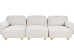 AMLI 3 personers Modulsofa Cremehvid Boucle