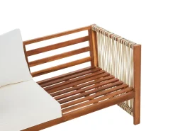 ANTRIA 4 personers Loungesæt med bord Beige Akacietræ