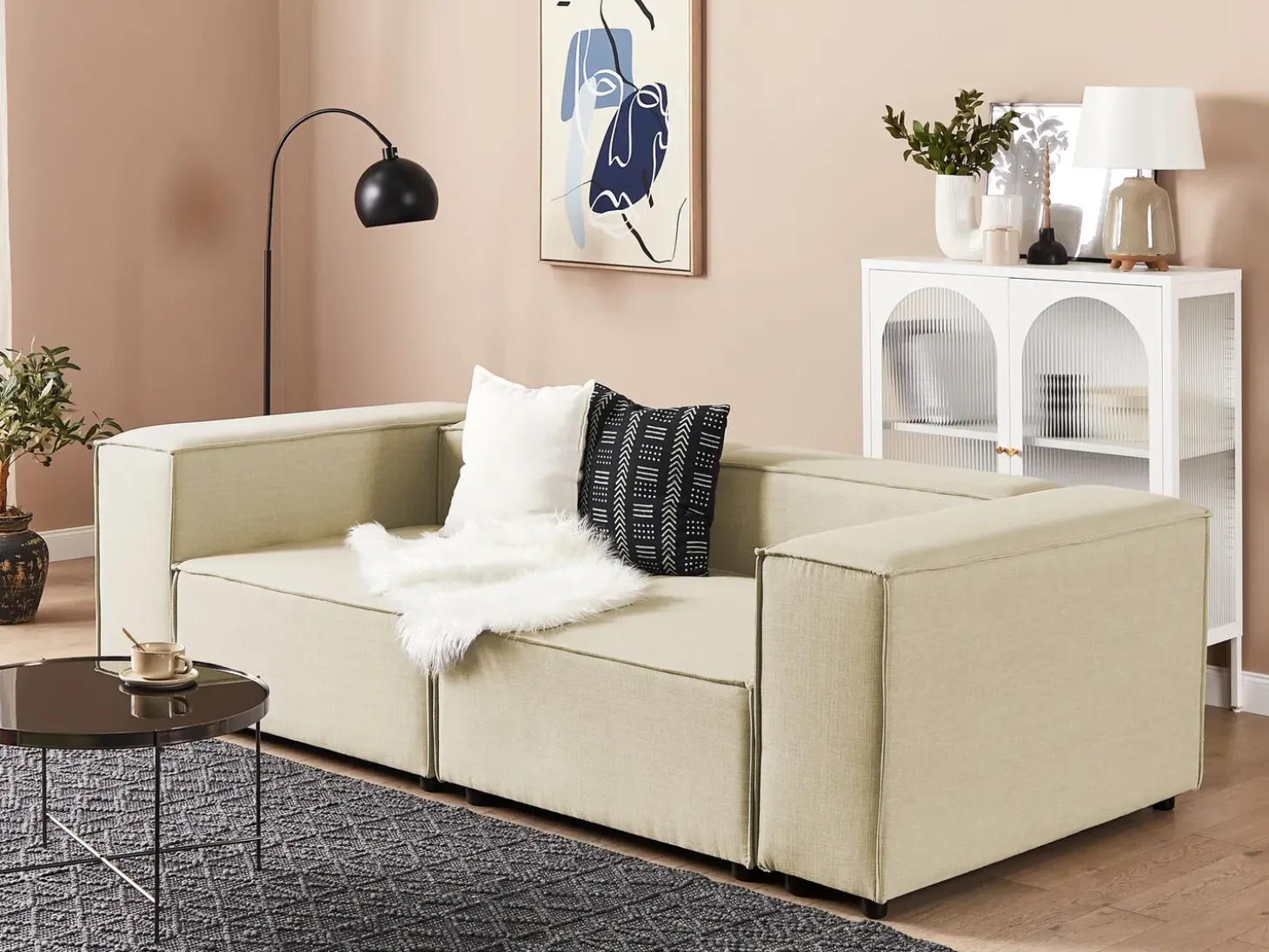 APRICA Hjørnemodul Beige Kunstlinned