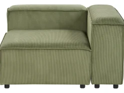 ARDAL 4 personers Hjørnesofa modul Venstrevendt Grøn Fløjl