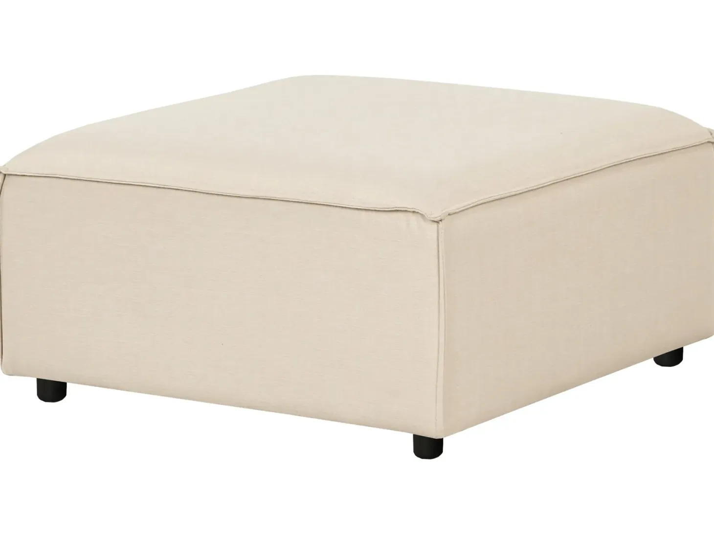 ARDAL 3 personers Hjørnesofa modul Venstrevendt Beige med fodskammel
