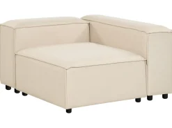 ARDAL 3 personers Hjørnesofa modul Højrevendt Beige med fodskammel