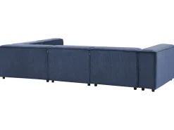 ARDAL 4 personers Hjørnesofa modul Venstrevendt Mørkeblå Fløjl