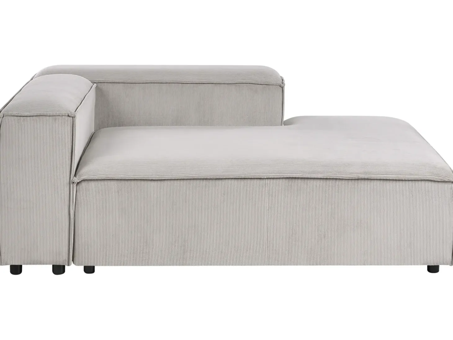 ARDAL 4 personers Hjørnesofa modul Venstrevendt Brungrå Fløjl