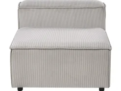 ARDAL 5 personers Hjørnesofa modul Højrevendt Brungrå Fløjl